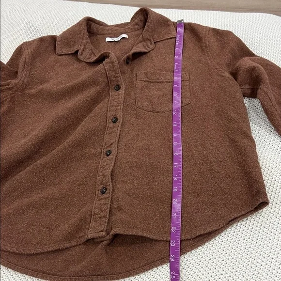 Madewell Brown Button Down Shirt - Picture 10 of 11